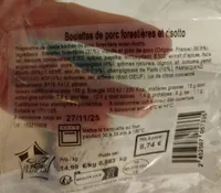 Boulette de porc forestier et risotto