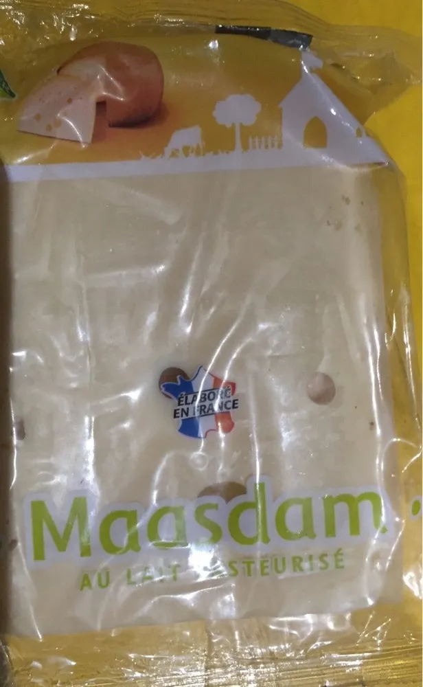 Maasdam au lait pasteurise
