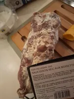 Saucisson sec aux noisettes