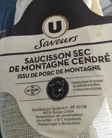 Saucisson sec de montagne cendré