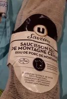 Saucisson sec de montagne cendré