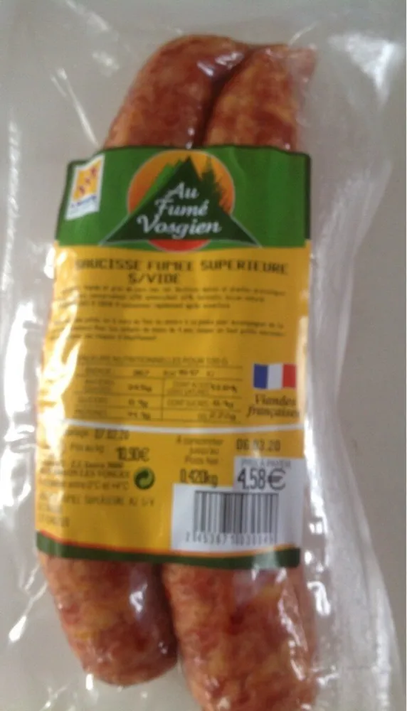 Saucisse fumée supérieure