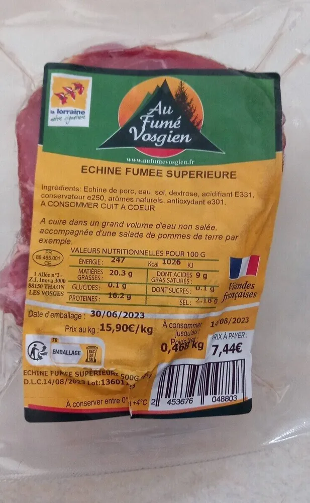 Échine fumée