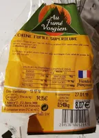 Echine fumée supérieure