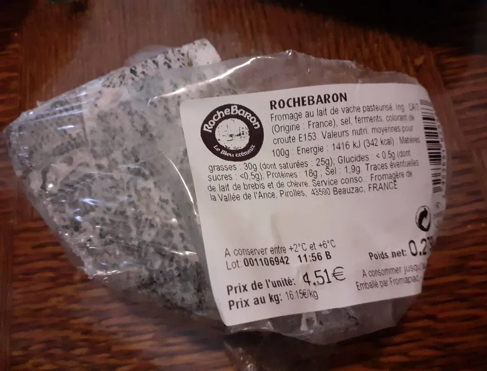 Rochebaron bleu crémeux