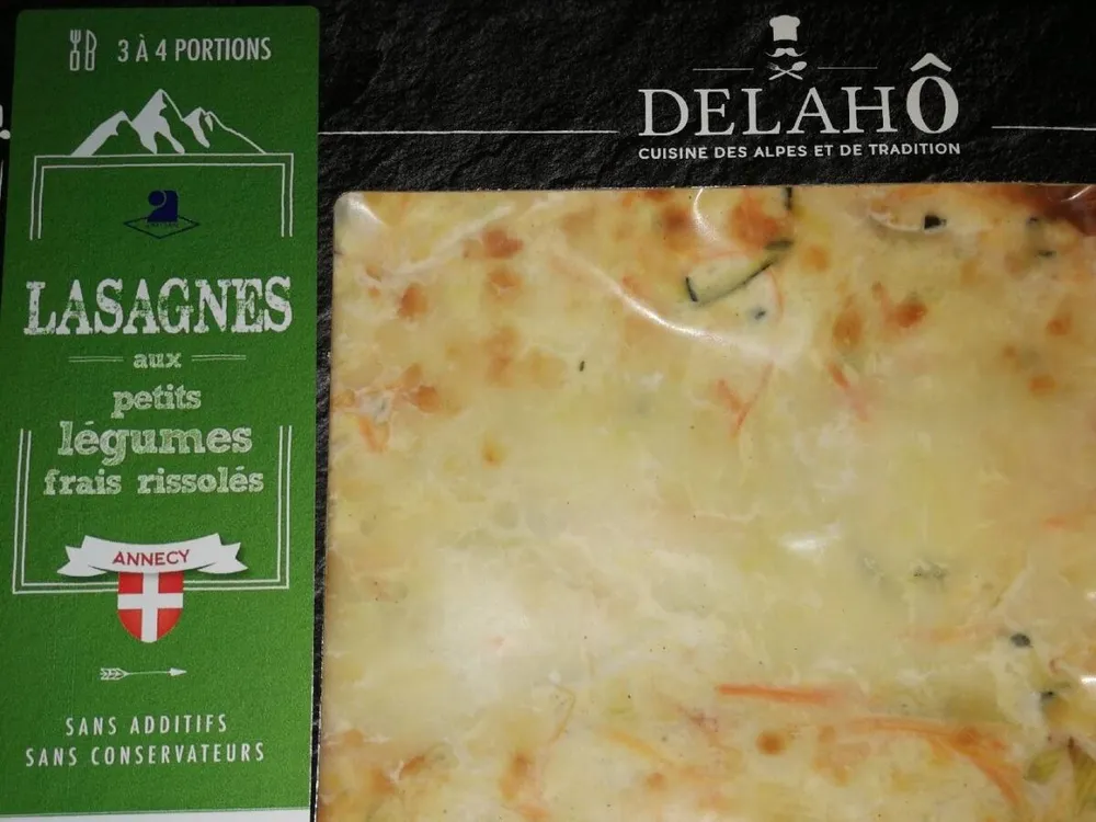 Lasagnes petits legumes rissolés
