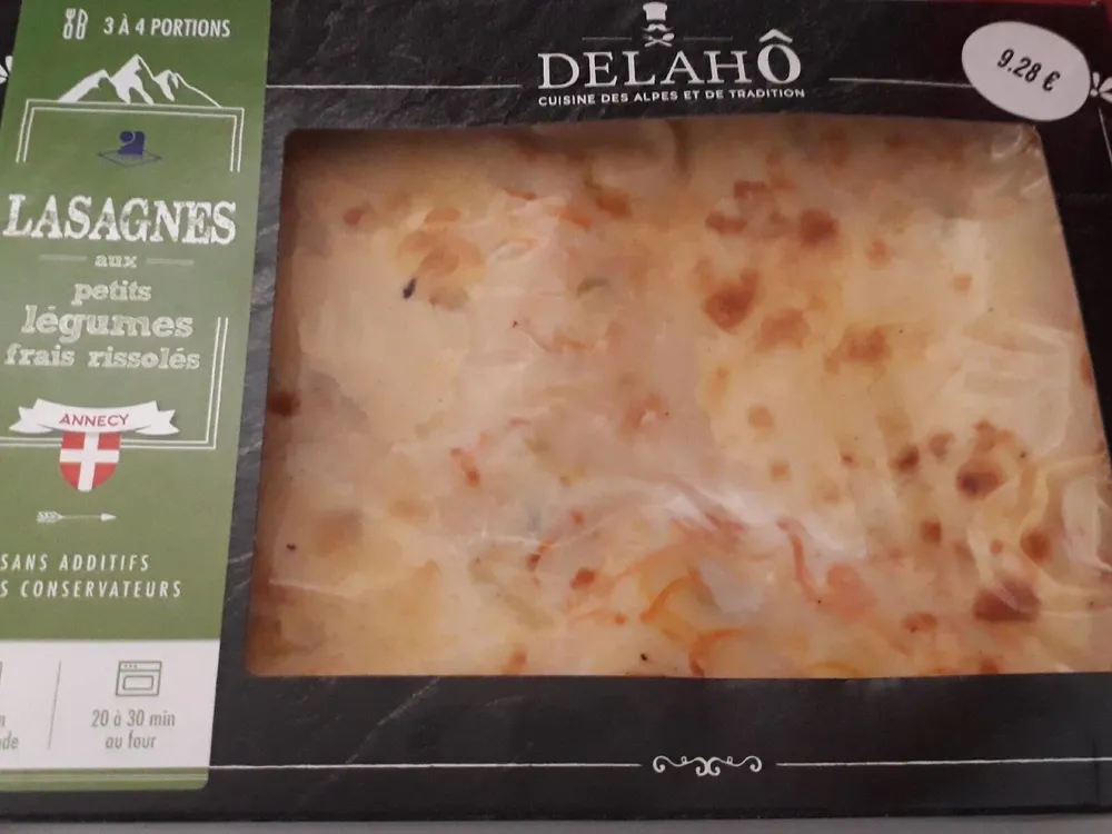 Lasagne aux petits légumes