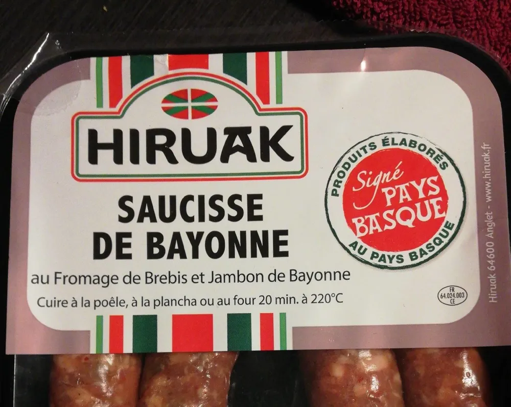Saucisses de Bayonne