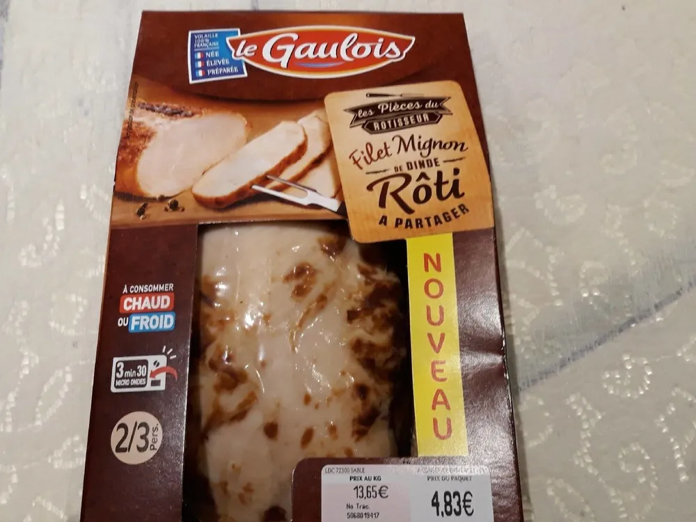 FILET MIGNON DE DINDE RÔTI