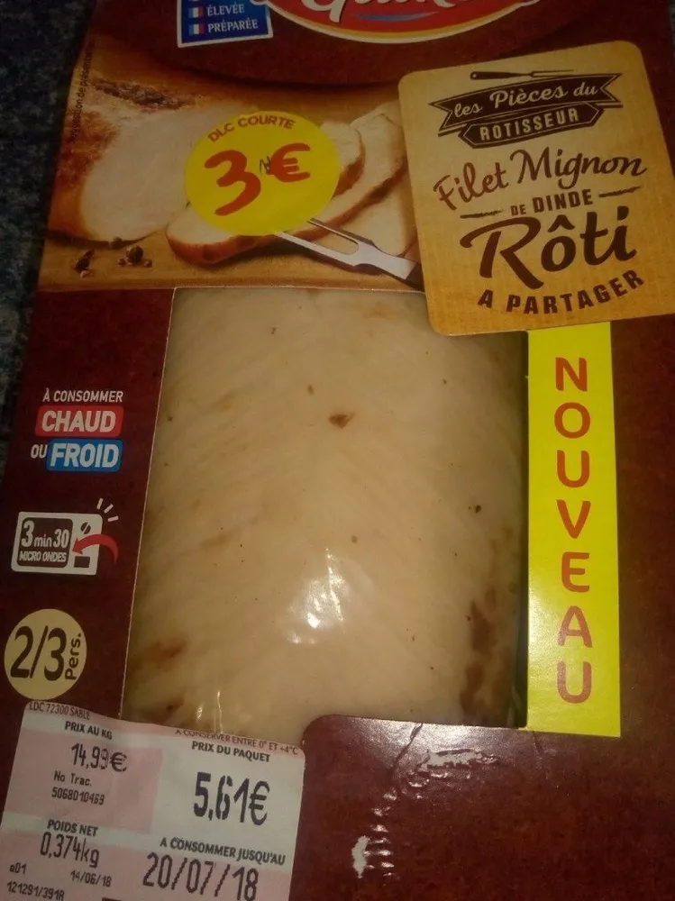Filet mignon de dinde