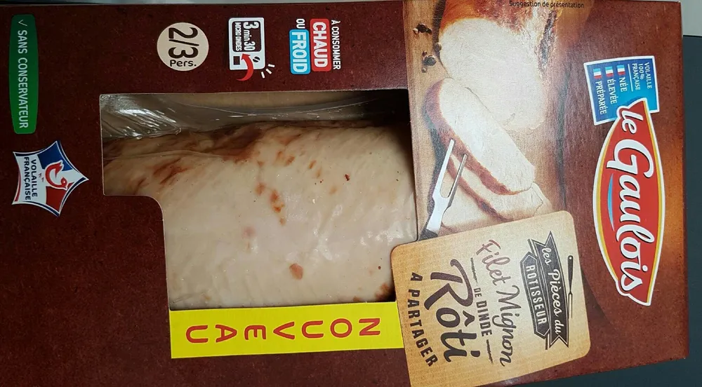 Filet mignon de dinde rôti à partager