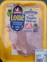La genereuse grande tranche de dinde