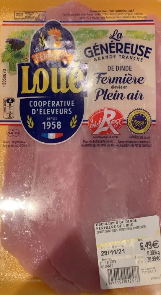 Escalopes de dinde