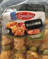 Brochette de poulet olive romarin