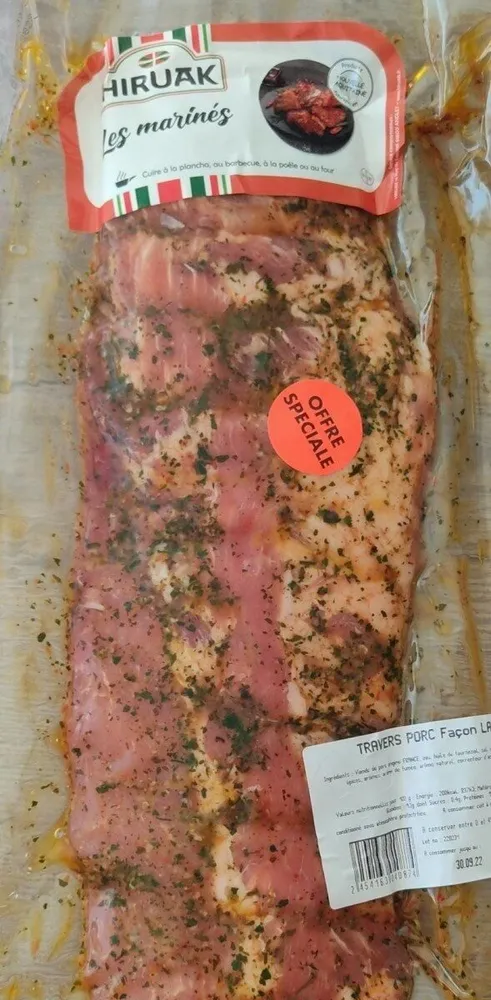 Travers de porc façon landaise