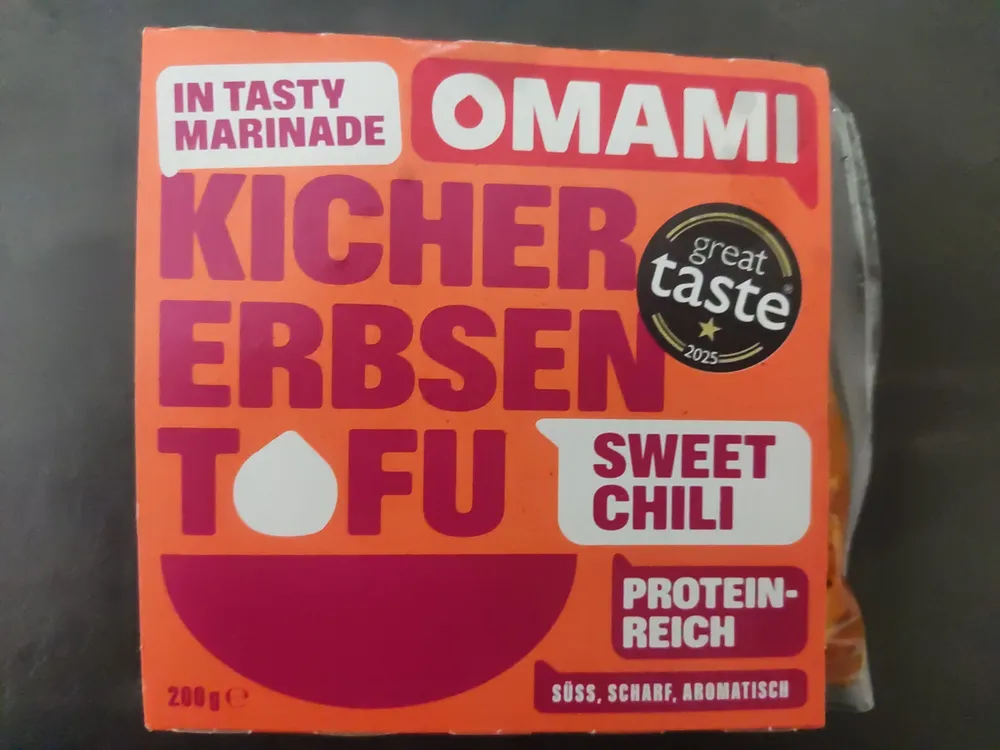 Omami Kichererbsen Sweet Chili Tofu
