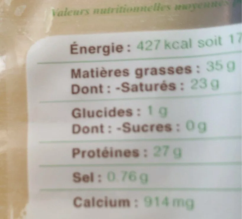 Comté bio