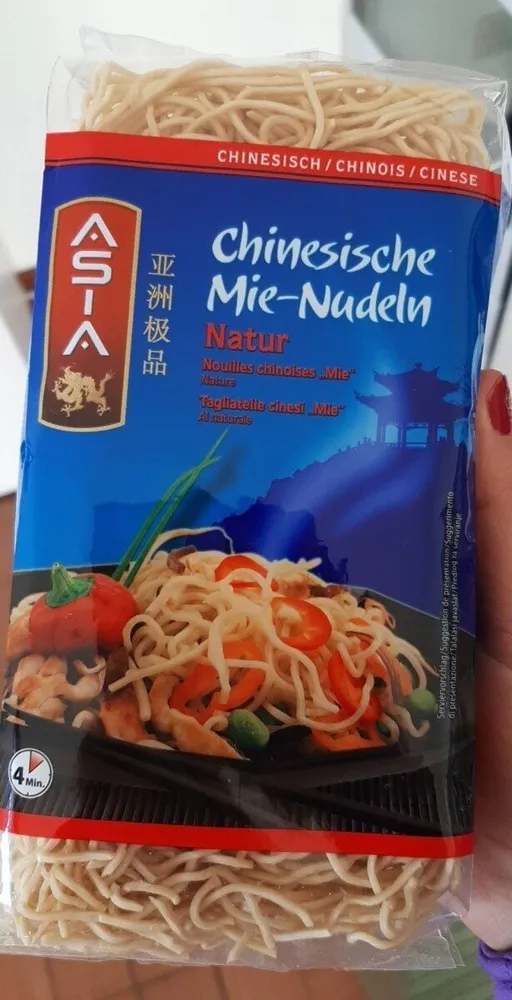 Chinesische Mie-Nudeln Natur