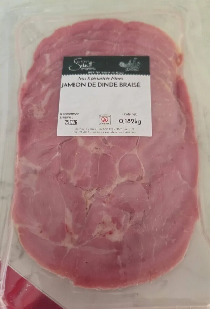 Jambon de dinde braisé