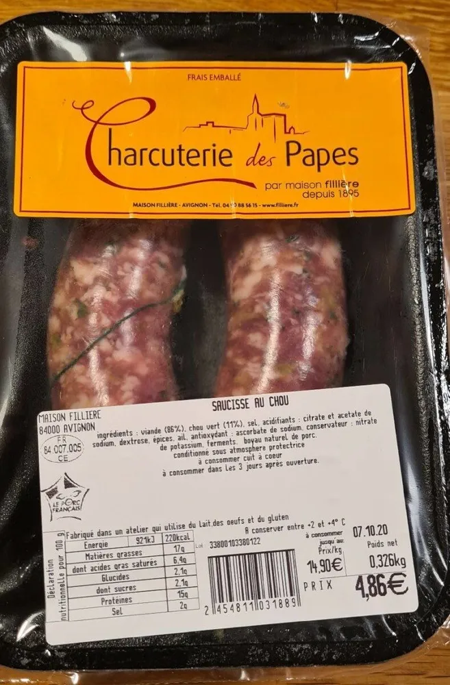 Saucisse au chou