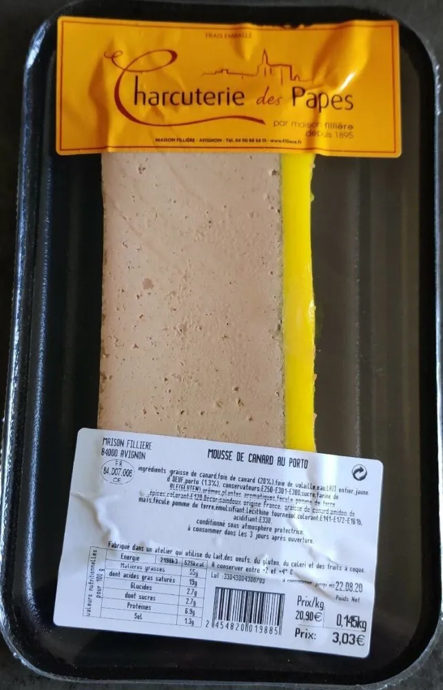 Mousse de canard au Porto