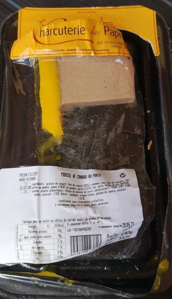 Mousse de canard au porto