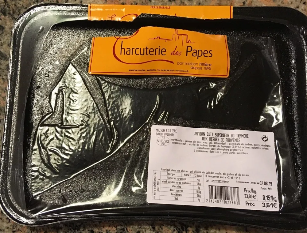 Jambon cuit superieur DD tranche aux herbes de provence