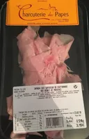 Jambon cuit supérieur chiffonnade aux herbes de provence