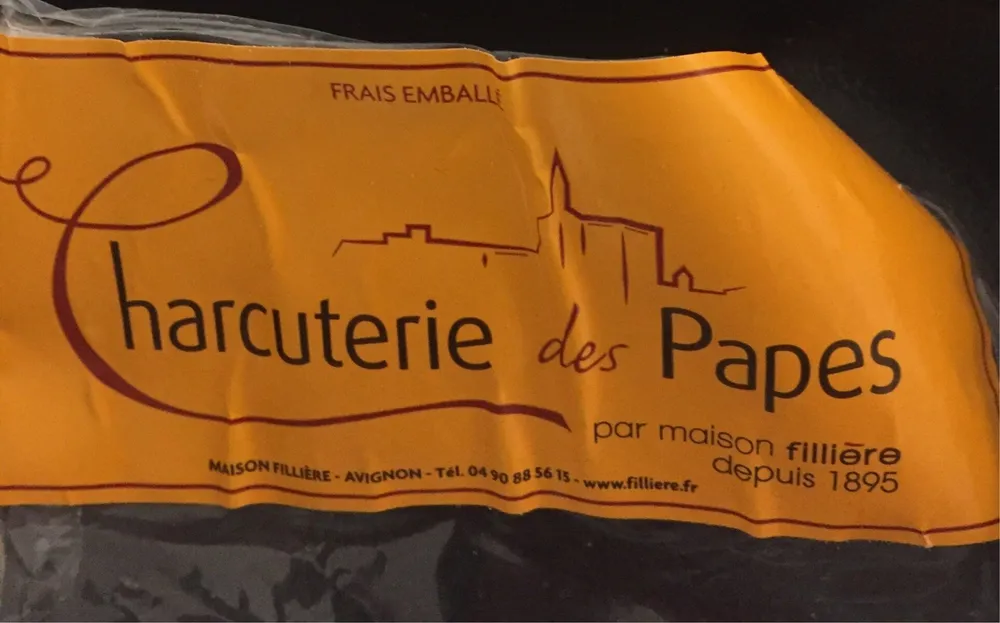Jambon cuit superieur en chiffonade aux herbes de provence