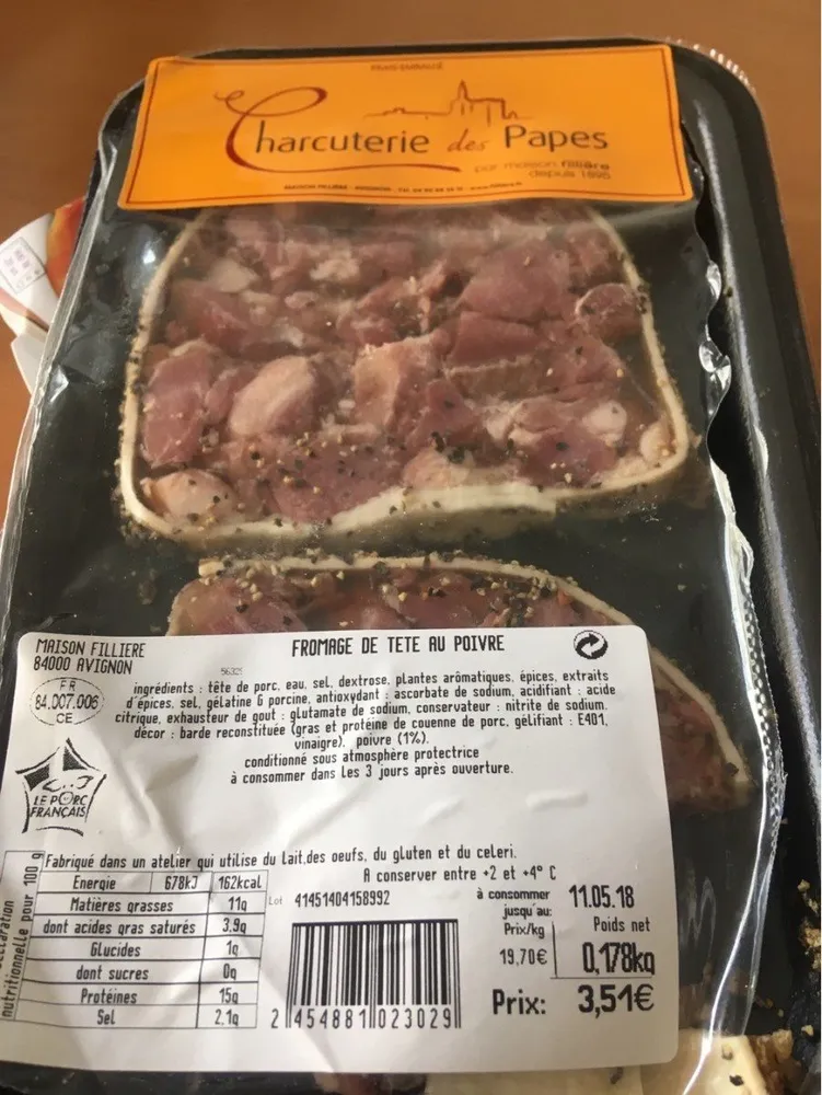 Charcuterie des Papes
