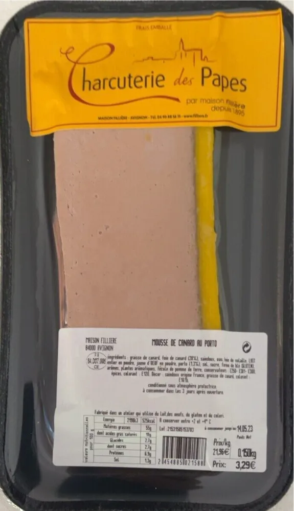 Mousse de canard au Porto