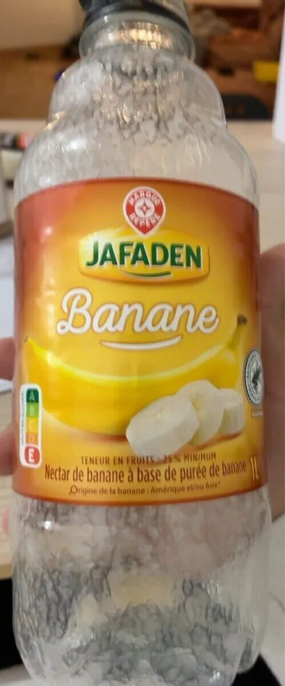 Nectar de banane à base de purée de banane