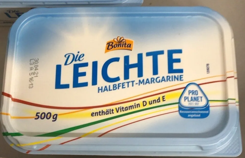 Die leichte halbfett-magarine