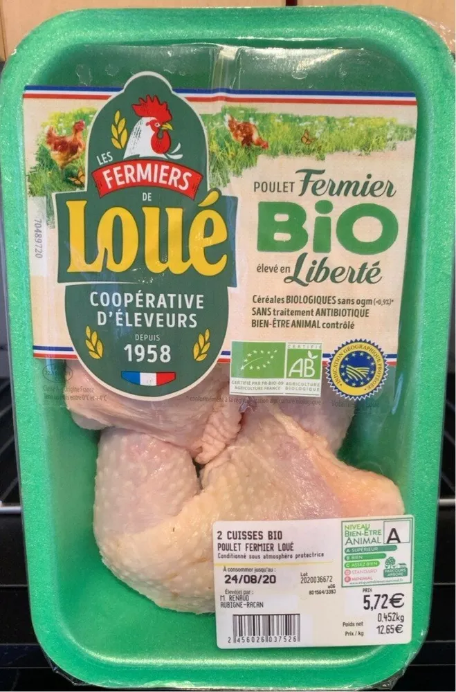 Poulet fermier Bio