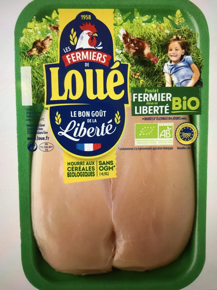 Filet de poulet fermier bio