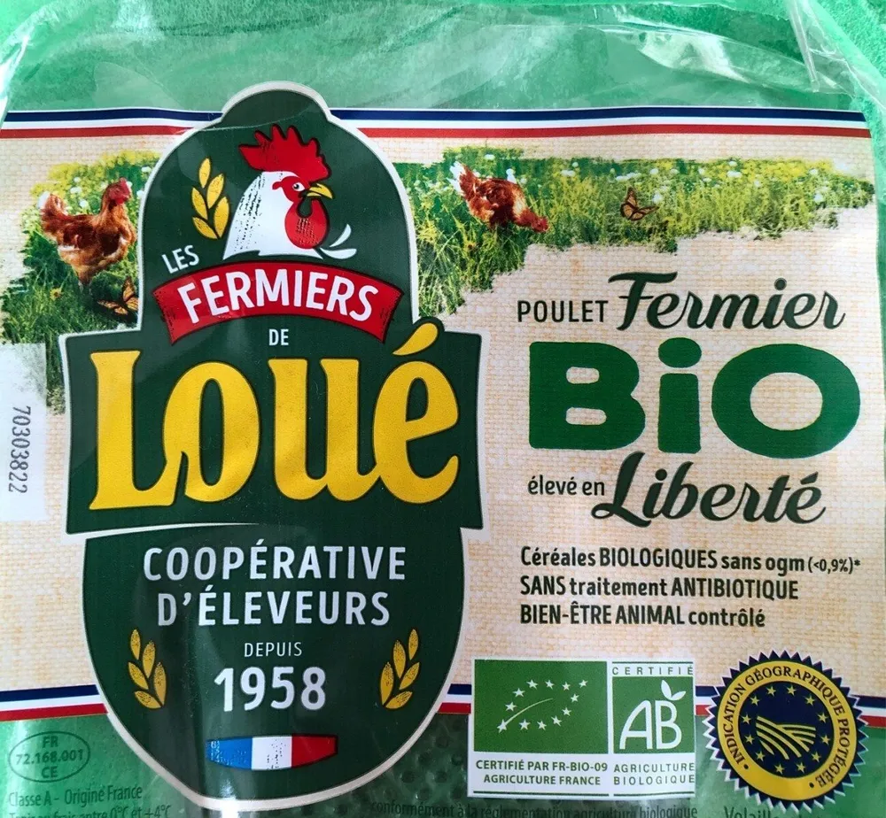 Poulet fermier bio