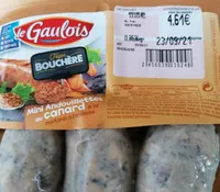 Mini andouillettes de canard