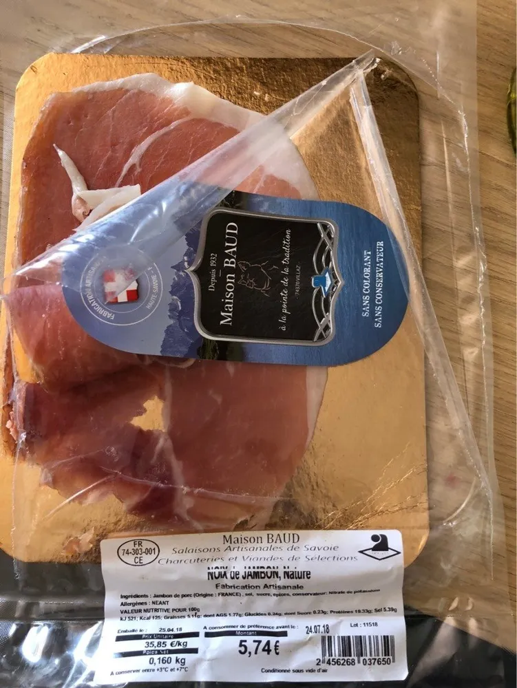 Noix de jambon nature