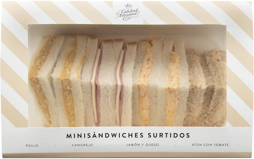 Minisándwiches surtidos