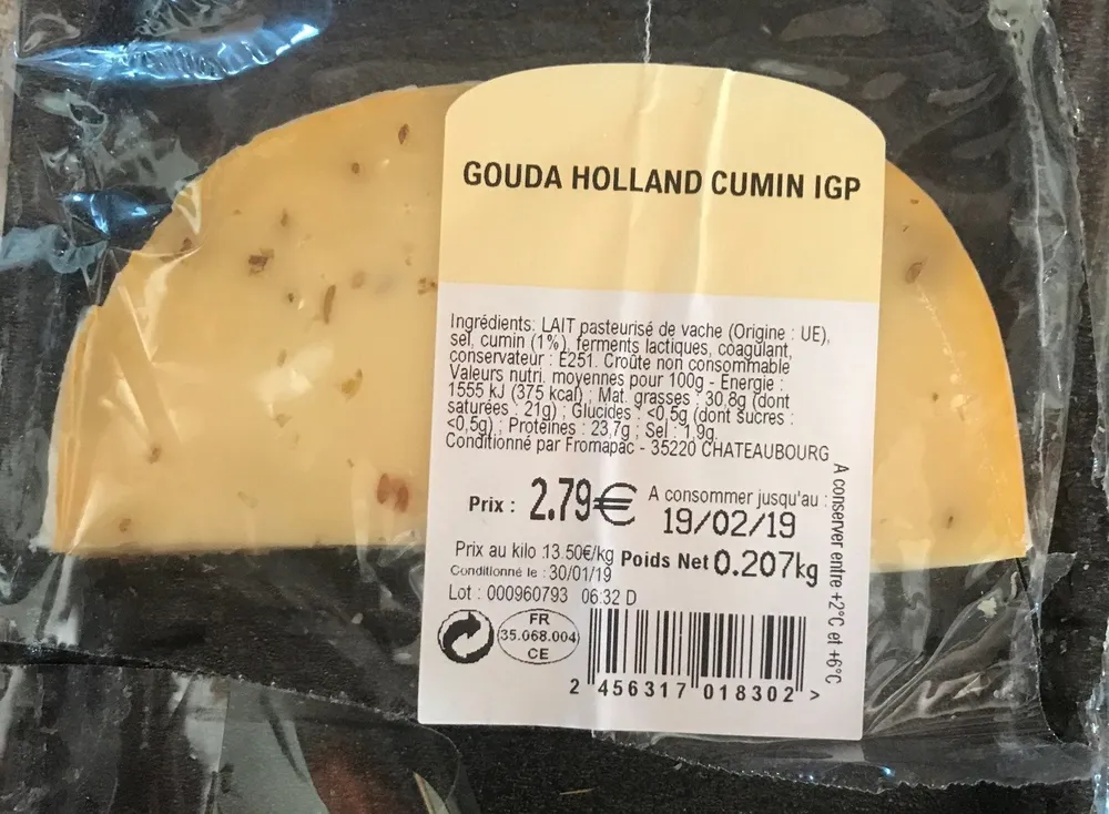 Gouda Holland Cumin IGP