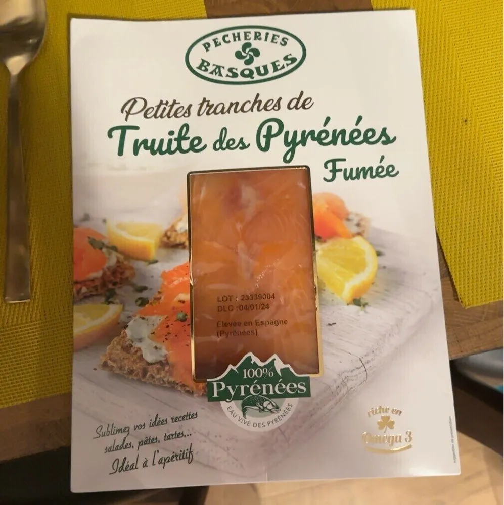 Truite des Pyrénées fumée