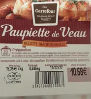 Paupiettes de veau