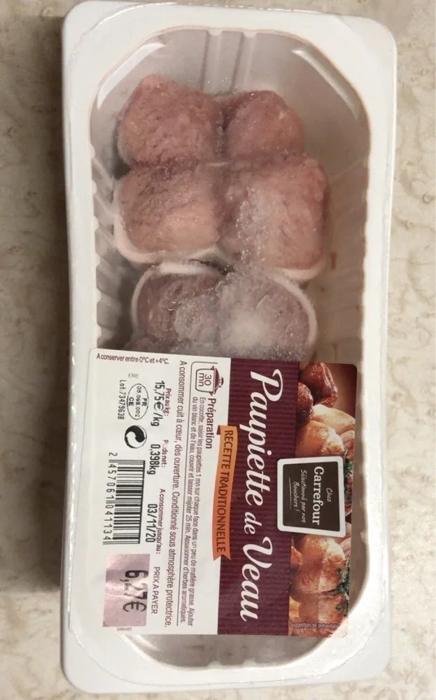 Paupiette de veau