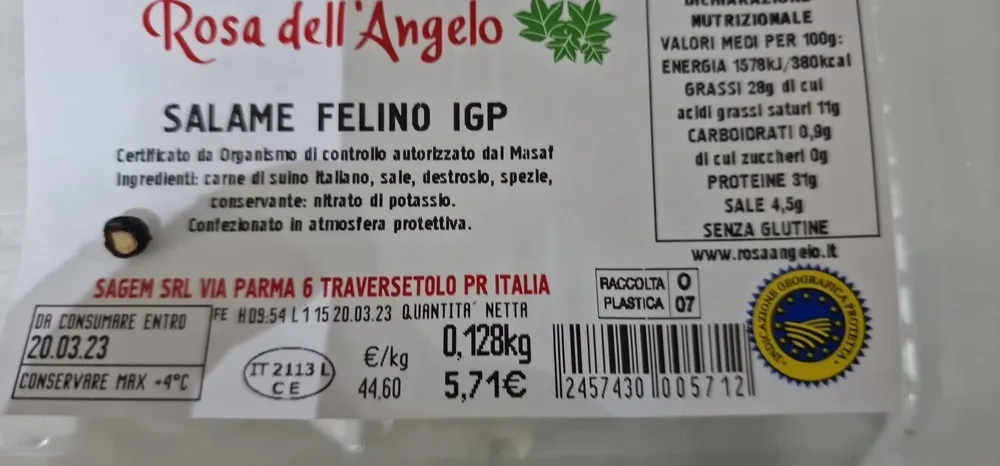 Salame felino