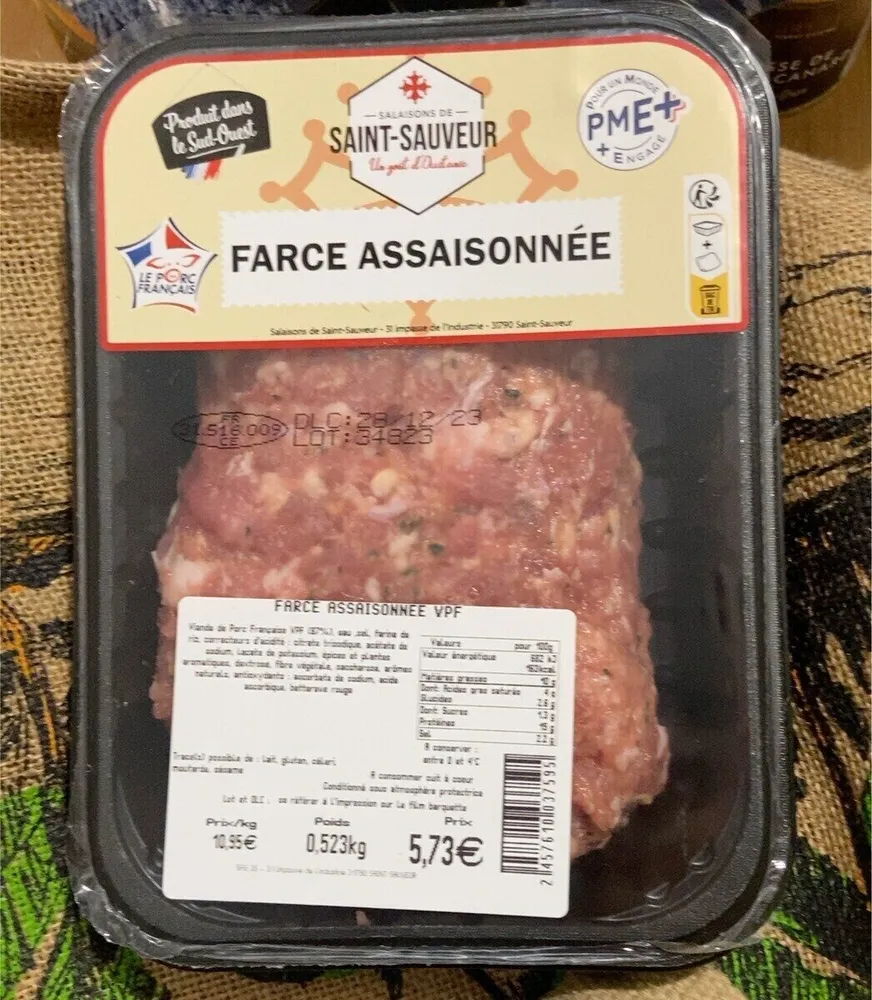 Farce assaisonnée