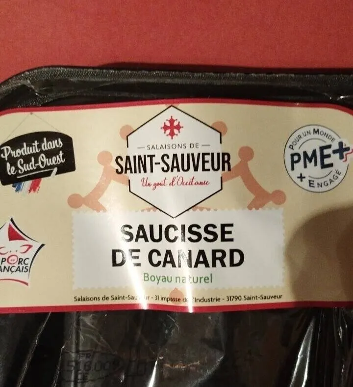 Saucisse de canard
