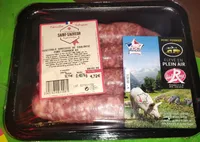 Véritable saucisse de Toulouse Porc Fermier
