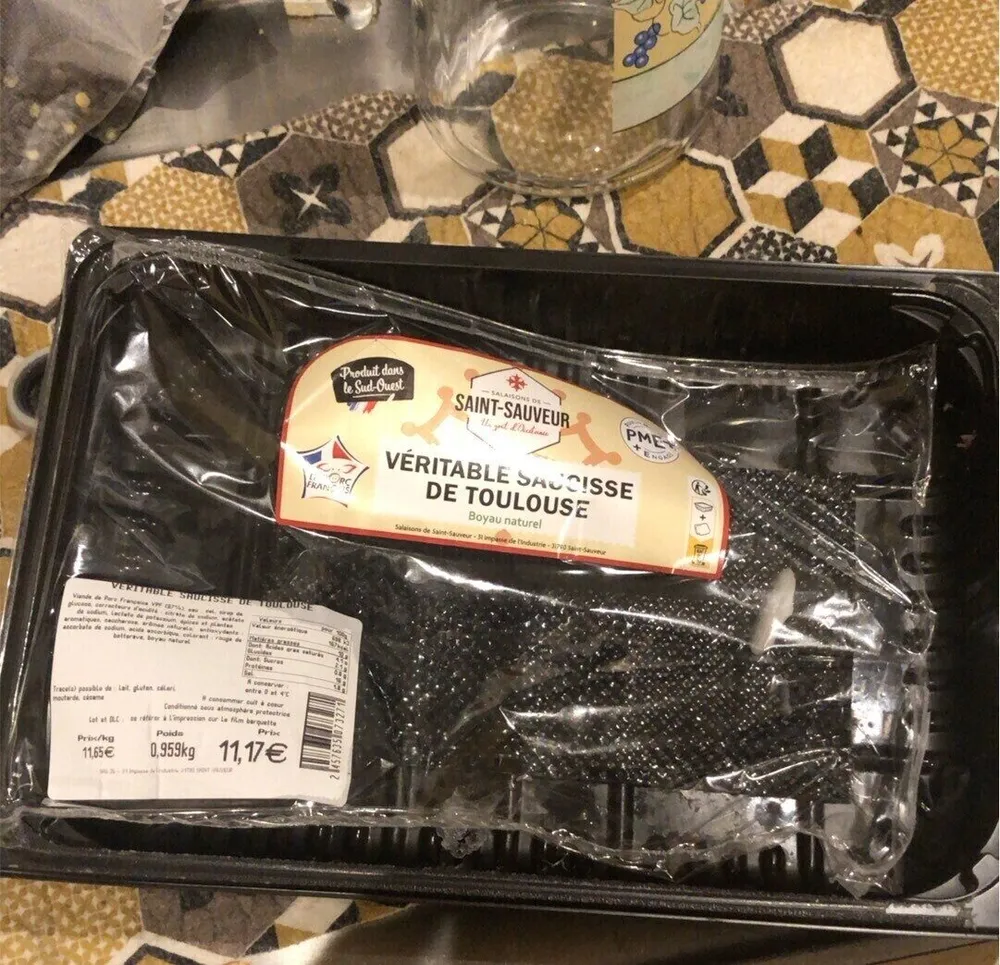 Veritable saucisse de toulouse