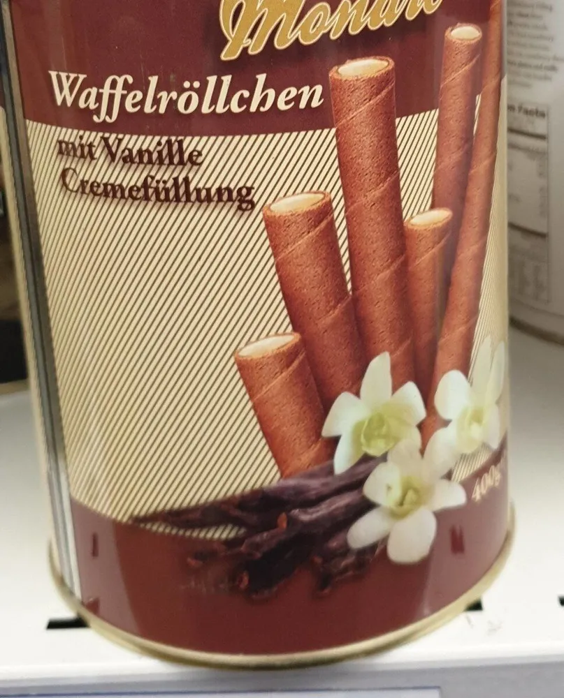 Waffelröllchen