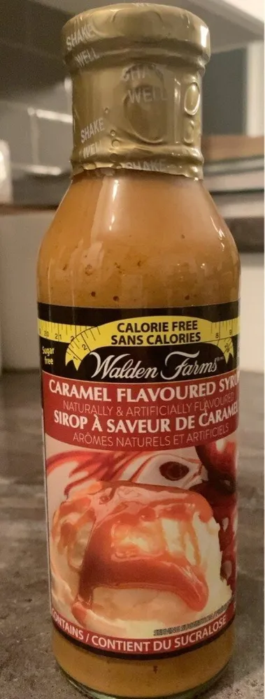 Sirop a saveur de caramel